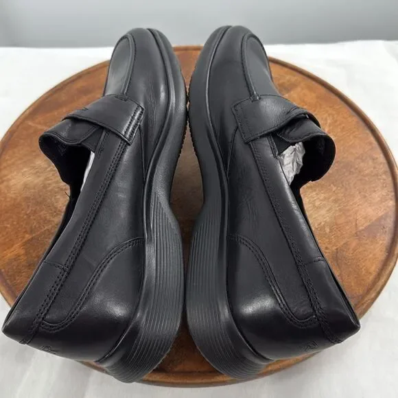 Rockport Shoes Mens 11 Black Leather Penny Loafer Slip On DresSports Comfort - Picture 6 of 11